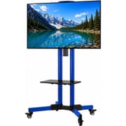 BrandTech Heavy Duty Rolling Mobile TV Stand Blue - BT3270U1