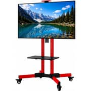 BrandTech Heavy Duty Rolling Mobile TV Stand Red - BT3270R01