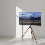 BrandTech Modern Easel Tripod TV Stand Walnut - BT4565WN1