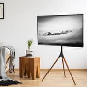 BrandTech Modern Easel Tripod TV Stand Walnut - BT4565WN1