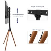 BrandTech Modern Easel Tripod TV Stand Walnut - BT4565WN1