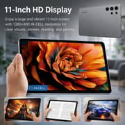 Telzeal P202 Tablet - WiFi 512GB 12GB RAM 11inch Grey - International Version With Keyboard And Mouse