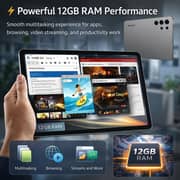 Telzeal P202 Tablet - WiFi 512GB 12GB RAM 11inch Grey - International Version With Keyboard And Mouse