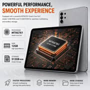 Modio M49 Tablet - WiFi 512GB 12GB RAM 10.1inch Gray + Keyboard, Mouse & Protective Case - International Version
