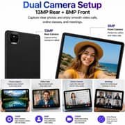 Modio M42 Tablet - WiFi 512GB 8GB RAM 10.1inch Black + Keyboard, Mouse & Stylus Pen - International Version