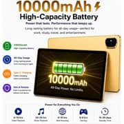 Modio M42 Tablet - WiFi 512GB 8GB RAM 10.1inch Gold + Keyboard, Mouse & Stylus Pen - International Version