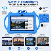 Telzeal P604 Tablet - WiFi 256GB 6GB RAM 7inch Blue - International Version With Case And Handle