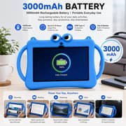 Telzeal P604 Tablet - WiFi 256GB 6GB RAM 7inch Blue - International Version With Case And Handle
