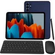 Modio M49 Tablet - WiFi 512GB 12GB RAM 10.1inch Blue + Keyboard, Mouse & Protective Case - International Version