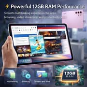 Telzeal P202 Tablet - WiFi 512GB 12GB RAM 11inch Pink - International Version With Keyboard And Mouse