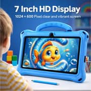 Telzeal P603 Tablet - WiFi 128GB 6GB RAM 7inch Blue - International Version + Case, Stylus And Protector
