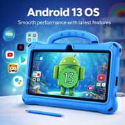 Telzeal P603 Tablet - WiFi 128GB 6GB RAM 7inch Blue - International Version + Case, Stylus And Protector