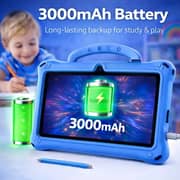 Telzeal P603 Tablet - WiFi 128GB 6GB RAM 7inch Blue - International Version + Case, Stylus And Protector