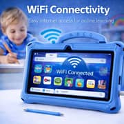 Telzeal P603 Tablet - WiFi 128GB 6GB RAM 7inch Blue - International Version + Case, Stylus And Protector