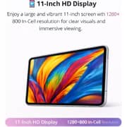 Telzeal P201 Tablet - WiFi 512GB 12GB RAM 11inch Gray - International Version + Keyboard And Mouse
