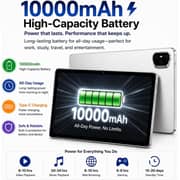 Modio M42 Tablet - WiFi 512GB 8GB RAM 10.1inch Grey + Keyboard, Mouse & Stylus Pen - International Version