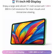 Telzeal P201 Tablet - WiFi 512GB 12GB RAM 11inch Green - International Version + Keyboard And Mouse