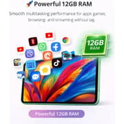 Telzeal P201 Tablet - WiFi 512GB 12GB RAM 11inch Green - International Version + Keyboard And Mouse