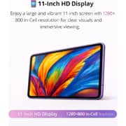 Telzeal P201 Tablet - WiFi 512GB 12GB RAM 11inch Purple - International Version + Keyboard And Mouse