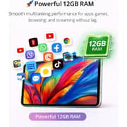 Telzeal P201 Tablet - WiFi 512GB 12GB RAM 11inch Silver - International Version + Keyboard And Mouse