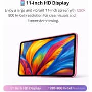 Telzeal P201 Tablet - WiFi 512GB 12GB RAM 11inch Pink - International Version + Keyboard And Mouse
