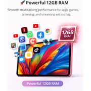 Telzeal P201 Tablet - WiFi 512GB 12GB RAM 11inch Pink - International Version + Keyboard And Mouse