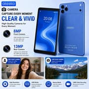 Oteeto TAB 82 Pro Tablet - WiFi 512GB 8GB RAM 8inch Blue + Keyboard & Protective Case - International Version
