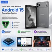 Oteeto TAB 82 Pro Tablet - WiFi 512GB 8GB RAM 8inch Gray + Keyboard & Protective Case - International Version