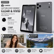 Oteeto TAB 82 Pro Tablet - WiFi 512GB 8GB RAM 8inch Gray + Keyboard & Protective Case - International Version