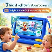 Telzeal P600 Tablet - WiFi 128GB 6GB RAM 7inch Blue - International Version With Shockproof Case