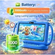Telzeal P600 Tablet - WiFi 128GB 6GB RAM 7inch Blue - International Version With Shockproof Case