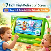 Telzeal P600 Tablet - WiFi 128GB 6GB RAM 7inch Green - International Version With Shockproof Case