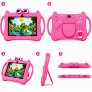 Telzeal P604 Tablet - WiFi 256GB 6GB RAM 7inch Pink - International Version With Case And Handle