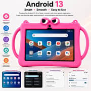 Telzeal P604 Tablet - WiFi 256GB 6GB RAM 7inch Pink - International Version With Case And Handle