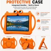 Telzeal P604 Tablet - WiFi 256GB 6GB RAM 7inch Orange - International Version With Case And Handle
