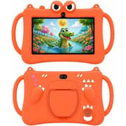 Telzeal P604 Tablet - WiFi 256GB 6GB RAM 7inch Orange - International Version With Case And Handle