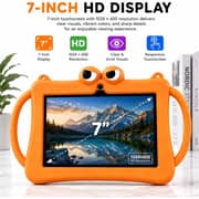 Telzeal P604 Tablet - WiFi 256GB 6GB RAM 7inch Orange - International Version With Case And Handle