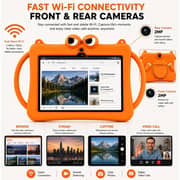 Telzeal P604 Tablet - WiFi 256GB 6GB RAM 7inch Orange - International Version With Case And Handle