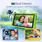 Telzeal P602 Tablet - WiFi 128GB 4GB RAM 7inch Green - International Version + Shockproof EVA Case