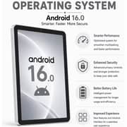 Modio M136 Tablet - WiFi 512GB 8GB RAM 8inch Silver + Keyboard & Mouse + Stylus - International Version