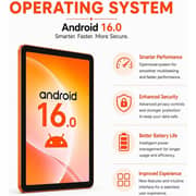 Modio M136 Tablet - WiFi 512GB 8GB RAM 8inch Orange + Keyboard & Mouse + Stylus - International Version