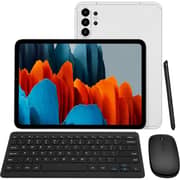Modio M49 Tablet - WiFi 512GB 12GB RAM 10.1inch Silver + Keyboard, Mouse & Protective Case - International Version