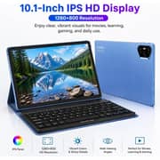 Modio M42 Tablet - WiFi 512GB 8GB RAM 10.1inch Blue + Keyboard, Mouse & Stylus Pen - International Version