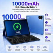 Modio M42 Tablet - WiFi 512GB 8GB RAM 10.1inch Blue + Keyboard, Mouse & Stylus Pen - International Version