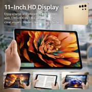 Telzeal P202 Tablet - WiFi 512GB 12GB RAM 11inch Gold - International Version With Keyboard And Mouse