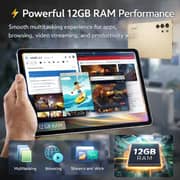 Telzeal P202 Tablet - WiFi 512GB 12GB RAM 11inch Gold - International Version With Keyboard And Mouse