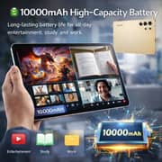 Telzeal P202 Tablet - WiFi 512GB 12GB RAM 11inch Gold - International Version With Keyboard And Mouse
