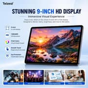 Telzeal P900 Tablet - WiFi 512GB 12GB RAM 9inch Grey - Internation Version + Keyboard And Mouse
