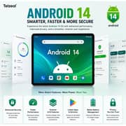 Telzeal P900 Tablet - WiFi 512GB 12GB RAM 9inch Grey - Internation Version + Keyboard And Mouse