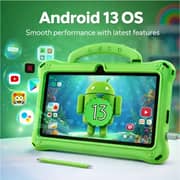 Telzeal P603 Tablet - WiFi 128GB 6GB RAM 7inch Green - International Version + Case, Stylus And Protector
